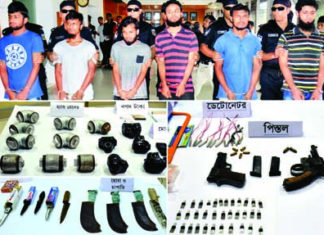 ছটি স্থানে আত্মঘাতী হামলার পূর্ণ প্রস্তুতি নিয়েছিল ৬ জঙ্গী পাকড়াও