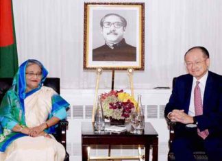 প্রধানমন্ত্রীর সঙ্গে বিশ্বব্যাংক প্রেসিডেন্টের বৈঠক