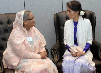 শেখ হাসিনার সঙ্গে সু চির বৈঠক