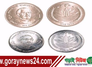 কুষ্টিয়ার দৌলতপুরে এক ও দুই টাকার কয়েন একেবারেই অচল!