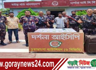 চুয়াডাঙ্গা দর্শনা চেকপোষ্টে দেড় লাখ ইউএস ডলার ও দশ হাজার ইউরো সহ একজন আটক