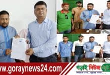 কুষ্টিয়া প্রেসক্লাব কেপিসি’র নির্বাচনের নির্বাহী সদস্য পদে মনোনয়নপত্র উত্তোলন করলেন আতিকুর জামান ছন্দ